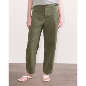 Everlane The Fatigue Barrel Pant in Kalamata Olive Green 14